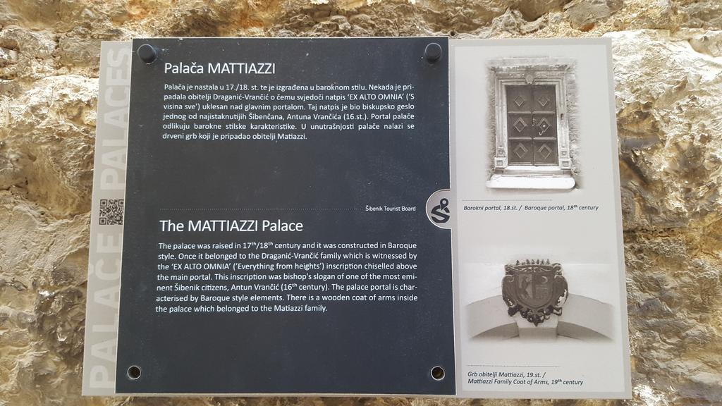 The Palace Mattiazzi Room Šibenik Extérieur photo